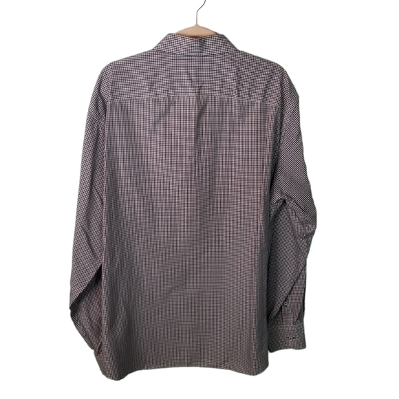 Untuckit red blue wrinkle free plaid shirt - Picture 2 of 9